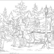White Witch Jadis coloring page