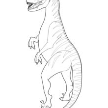 Velociraptor coloring page