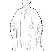 Voldemort coloring page