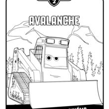 Avalanche-Planes 2 coloring page