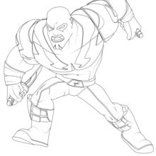 Drax - Guardians of the Galaxy coloring page