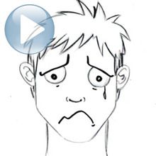 Draw a Facial Expression: Sad how-to draw lesson