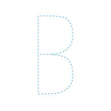 The Letter B how-to draw lesson