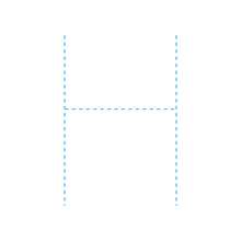 The Letter H how-to draw lesson