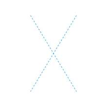 The Letter X how-to draw lesson