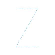 The Letter Z how-to draw lesson