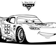 Lightening McQueen - CARS 2 coloring page