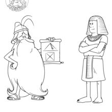 L'Egypte et les Pharaons coloring page