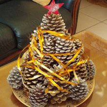 Pinecone Christmas Tree Decoration