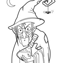 Witch Potion coloring page