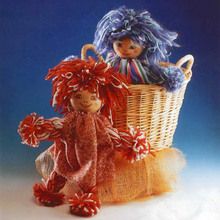 Yarn Dolls craft for kids
