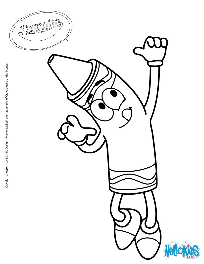  Coloring Pages Of Crayons 8