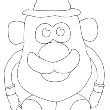 Mr. Potato coloring page