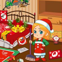 Cleaning Christmas Mess online game