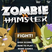 Zombie vs Hamster online game