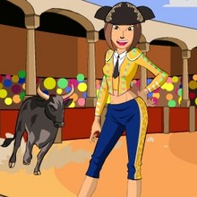 BULL FIGHTER dress up game online game
