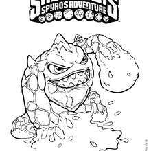 ERUPTOR coloring page