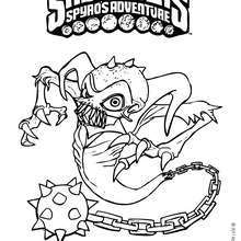 GHOST ROASTER coloring page