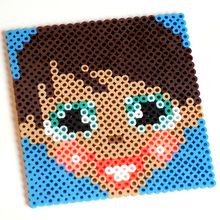 Yodimi Girl Iron Beads Pattern craft project