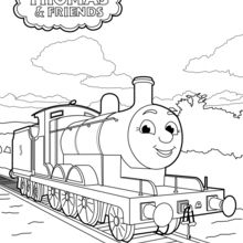 James - Thomas & Friends coloring page