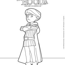 Robin Hood - Sheriff (Mischief in Sherwood) coloring page