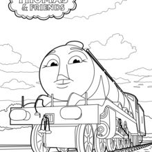 Gordon - Thomas & Friends coloring page