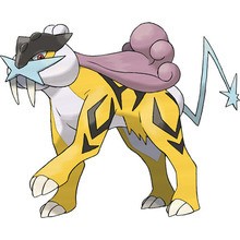 Raikou Pokemon coloring page