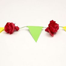 How To Make a Flower Paper Chain