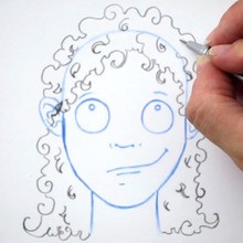 Drawing Hair: Curly Hair how-to draw lesson