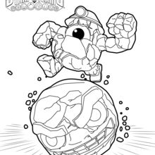 Rocky Roll coloring page