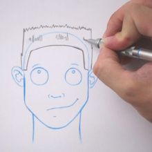 Drawing Hair: The Brush Haircut drawing lesson