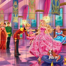 Barbie - The Princess and the Pop Star at the ball puzzle