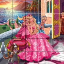 Barbie - The Princess and the Pop Star Victoria and her friends puzzle