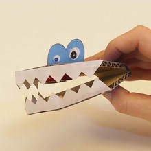 A Chattering Monster craft for kids