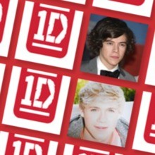 ONE DIRECTION matching pairs game memory game