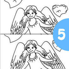 Angels of Love spot the difference game