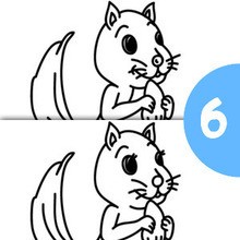 SQUIRREL spot the differences game spot the difference game