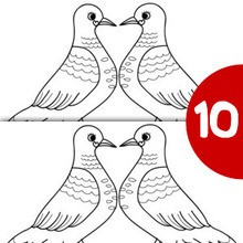 Dove Heart spot the difference game