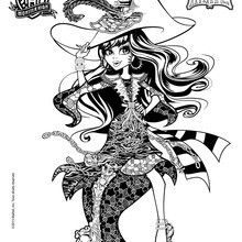 monster high coloring pages bonita femur coloring