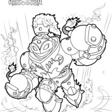 Blast Zone coloring page