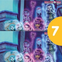 Monster High Ghouls together at last spot the difference game