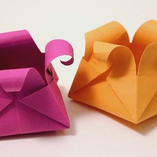 Origami Basket craft for kids