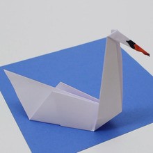 Origami Swan craft project