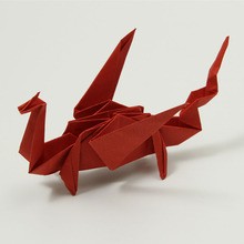 Advanced Origami Dragon craft for kids