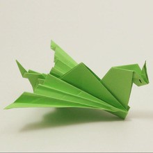 Origami Dragon craft for kids