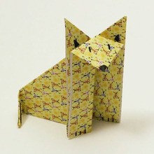 Origami Fox craft for kids