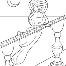 Moonlight Serenade coloring page