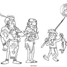 First Explorers coloring page