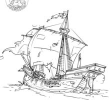 Sea Voyage coloring page