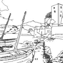 Port coloring page